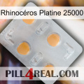 Rhinocéros Platine 25000 24